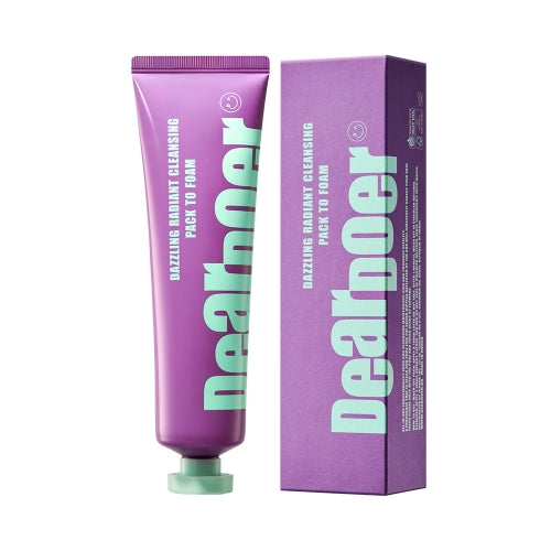 [DearDoer] Dazzling Radiant Cleansing Pack to Foam 100ml | Glow-Boosting, Gentle Exfoliation