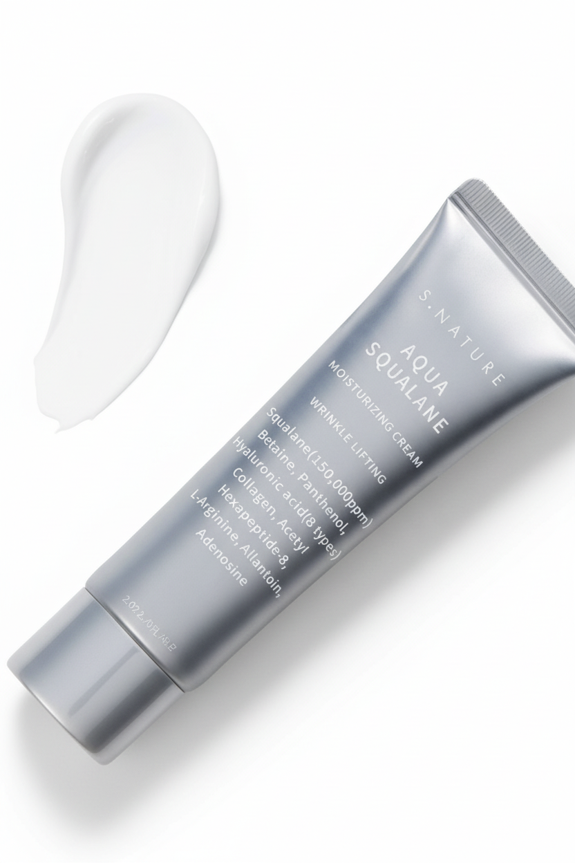 [S.NATURE] Aqua Squalane Moisturizing Cream | Deep Hydration Barrier Cream