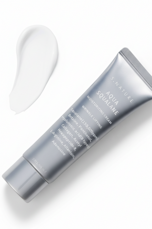 [S.NATURE] Aqua Squalane Moisturizing Cream | Deep Hydration Barrier Cream