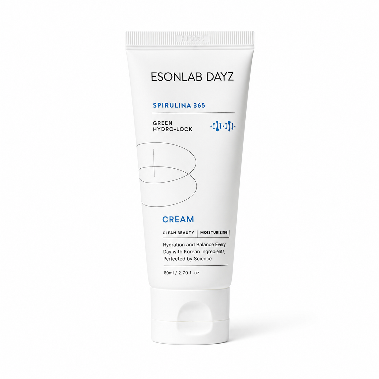 [Esonlab Dayz] Spirul 365, 80ml | Rice Bran Water + Spirulina Moisture Cream