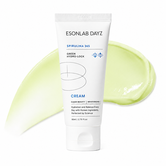 [Esonlab Dayz] Spirul 365, 80mlx2 (Double Set) | Rice Bran Water + Spirulina Moisture Cream