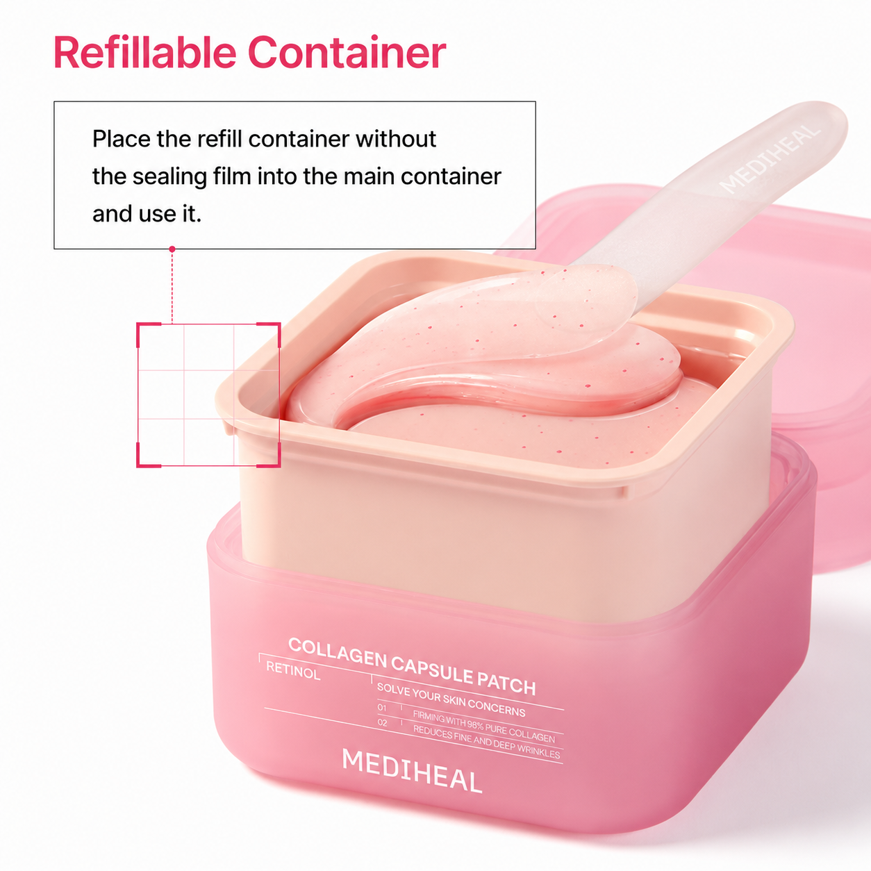 [Mediheal] Collagen Capsule Patch | Firming Eye & Face Patch
