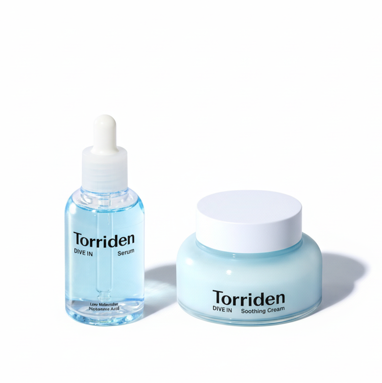 [Torriden] Dive-In Hyaluronic Serum & Cream Set | Lightweight Deep Hydration