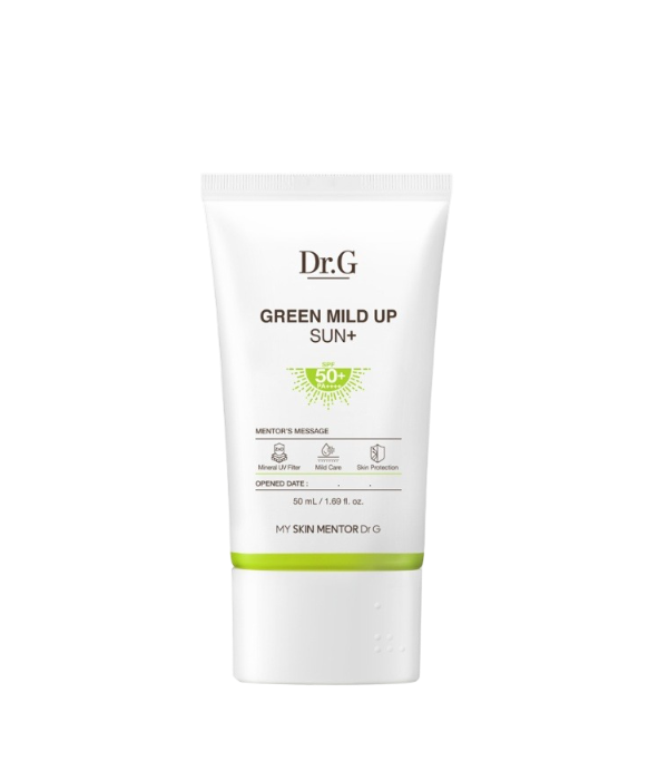 [Dr.G] Green Mild Up Sun Plus 50mL | Pure Mineral, Sensitive & Barrier UV, Calming Filter