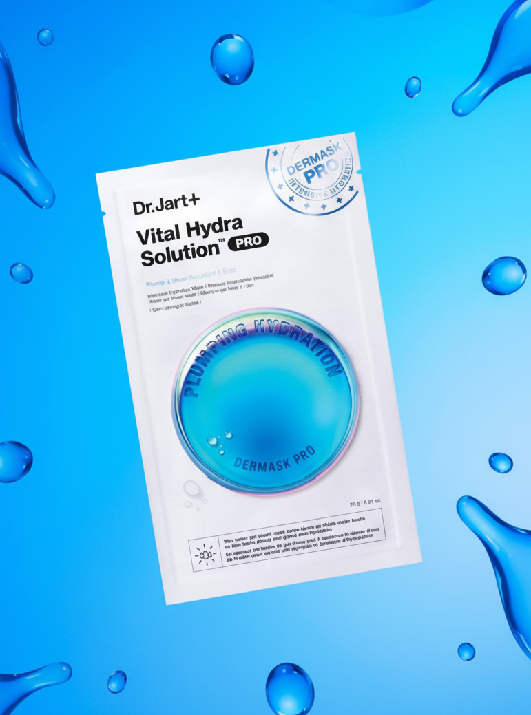[Dr.Jart+] Vital Hydra Solution Pro Mask | Hyaluronic Barrier Mask, 5-Pack
