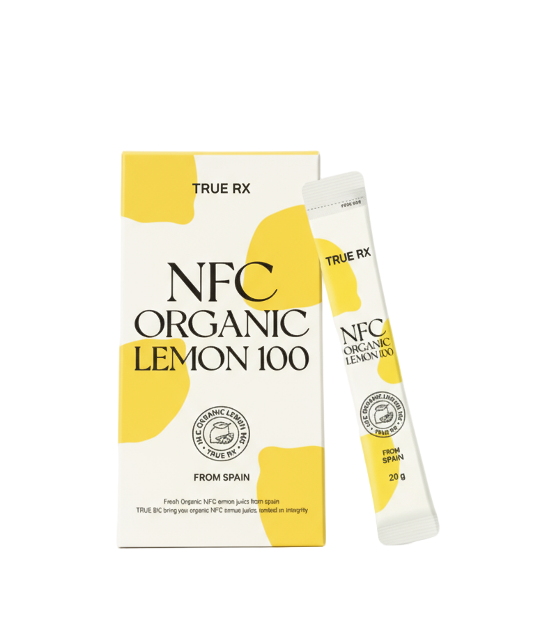[TRUE RX] NFC Organic Lemon100 | Cold-Pressed Pure Lemon Sticks