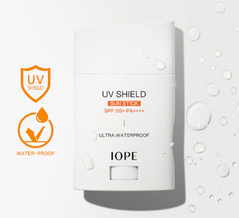 [IOPE] UV Shield Sun Stick SPF50+ PA++++ 20g | No-White-Cast, Water-Resistant