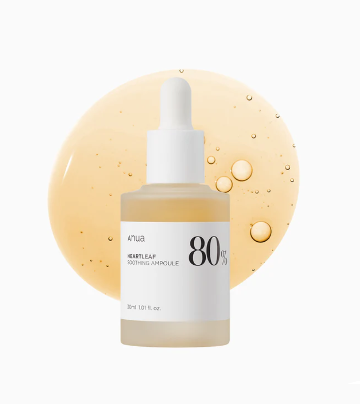 [Anua] Heartleaf 80% Moisture Soothing Ampoule | Hydrate & Calm Sensitive Skin