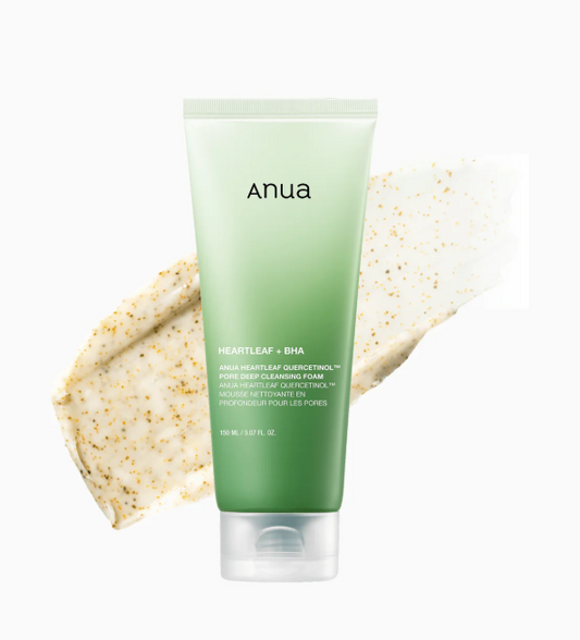 [Anua] Heartleaf Quercetinol™ Pore Deep Cleansing Foam | Pore-Purifying Wash