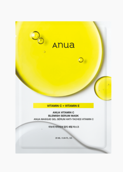 [Anua] Green Lemon Vita C Blemish Serum Mask | Brightening & Spot Care