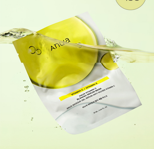 [Anua] Green Lemon Vita C Blemish Serum Mask | Brightening & Spot Care