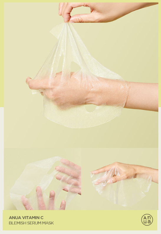 [Anua] Green Lemon Vita C Blemish Serum Mask | Brightening & Spot Care