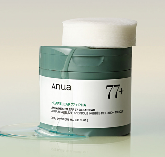 [Anua] Heartleaf 77 Clear Pad (70 pads) | Pore-Calming, Sensitive-Safe Exfoliant