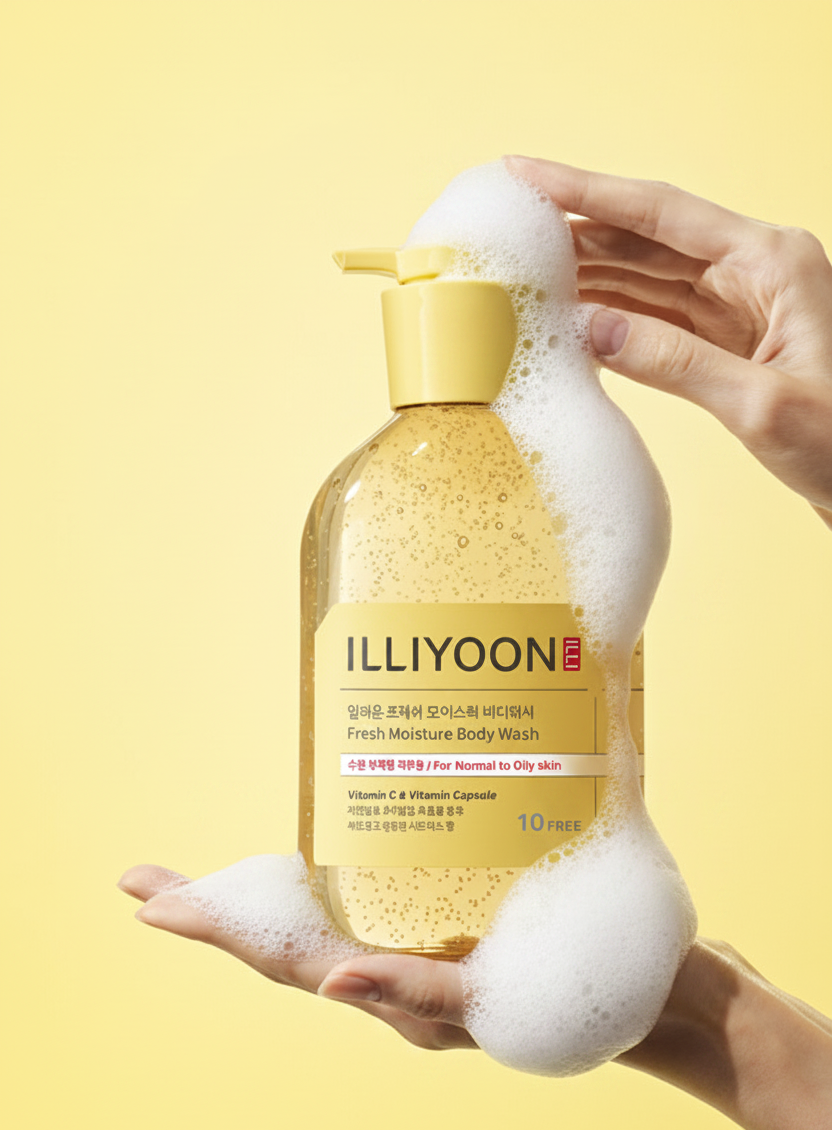 [ILLIYOON] Fresh Moisture Body Wash 500ml | Fresh, Moisturizing Cleanse