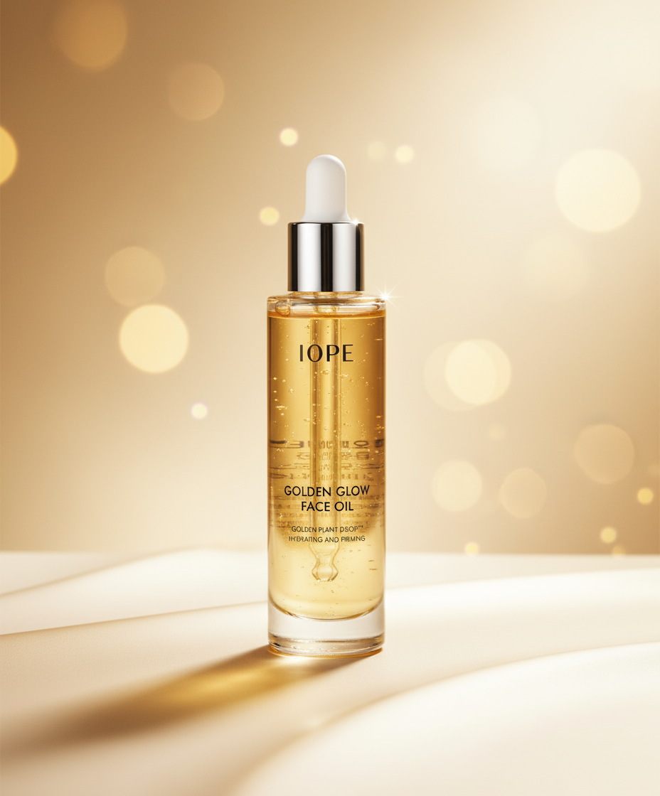 [IOPE] Golden Glow Face Oil | Radiance, Nourishment & Firmness Boost