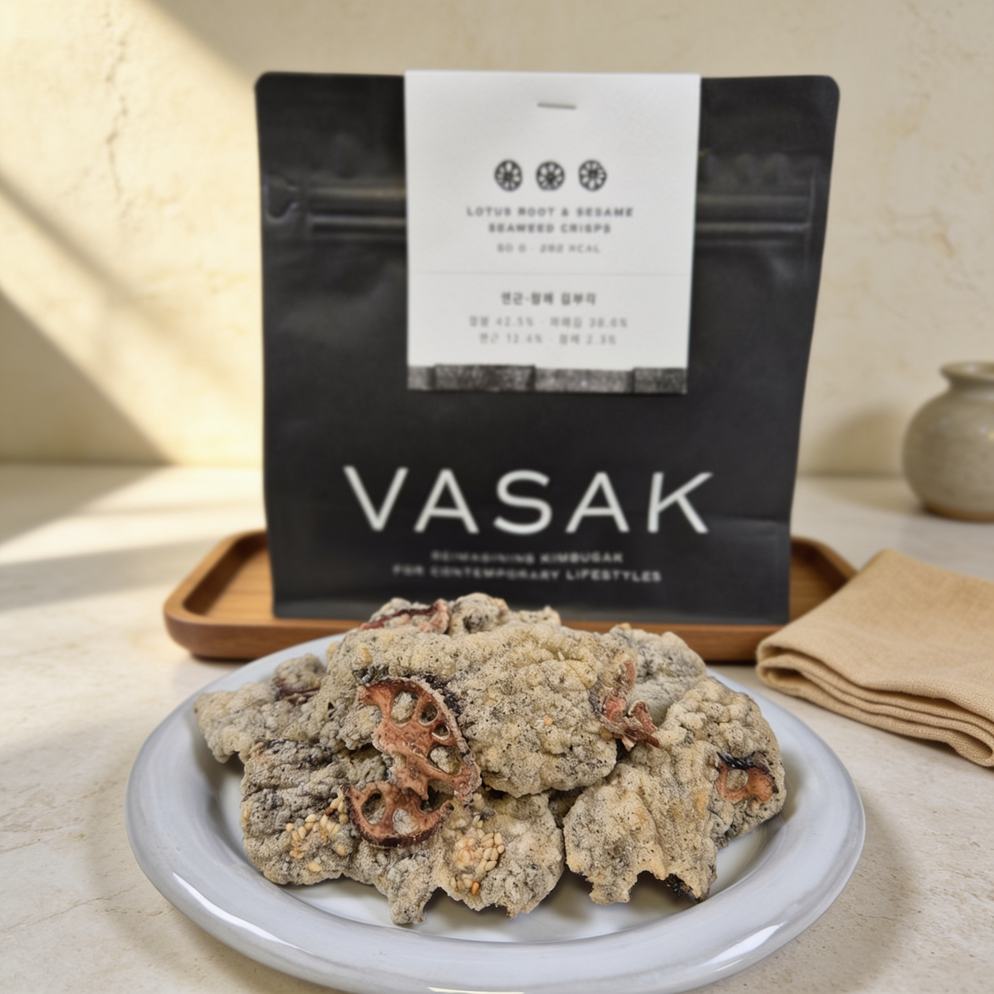 [Vasak & Super Matcha] Korean Matcha & Seaweed Crisps Gift Set