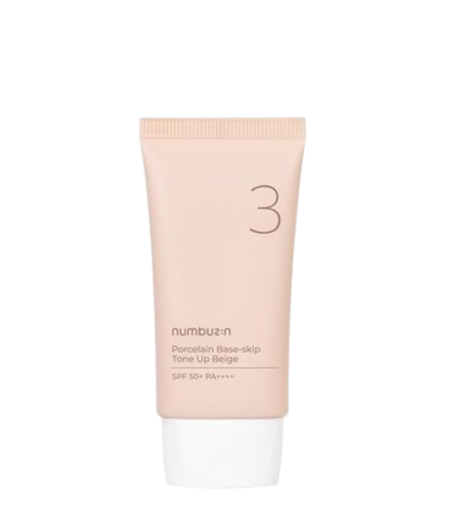 [numbuzin] No.3 Tone Up Beige SPF50+ | 3-in-1 Primer, Shield & Natural Cover 50ml