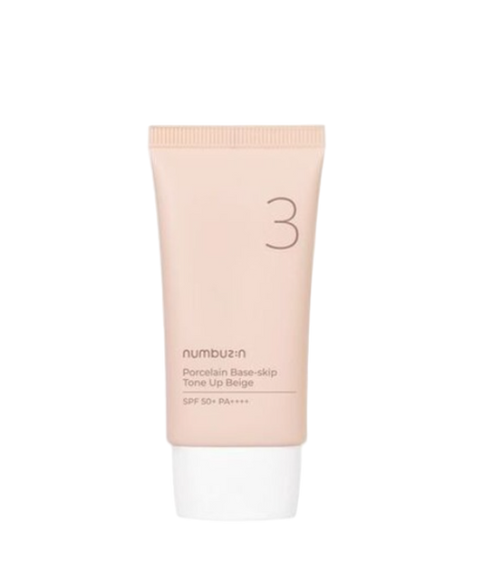 [numbuzin] No.3 Tone Up Beige SPF50+ | 3-in-1 Primer, Shield & Natural Cover 50ml