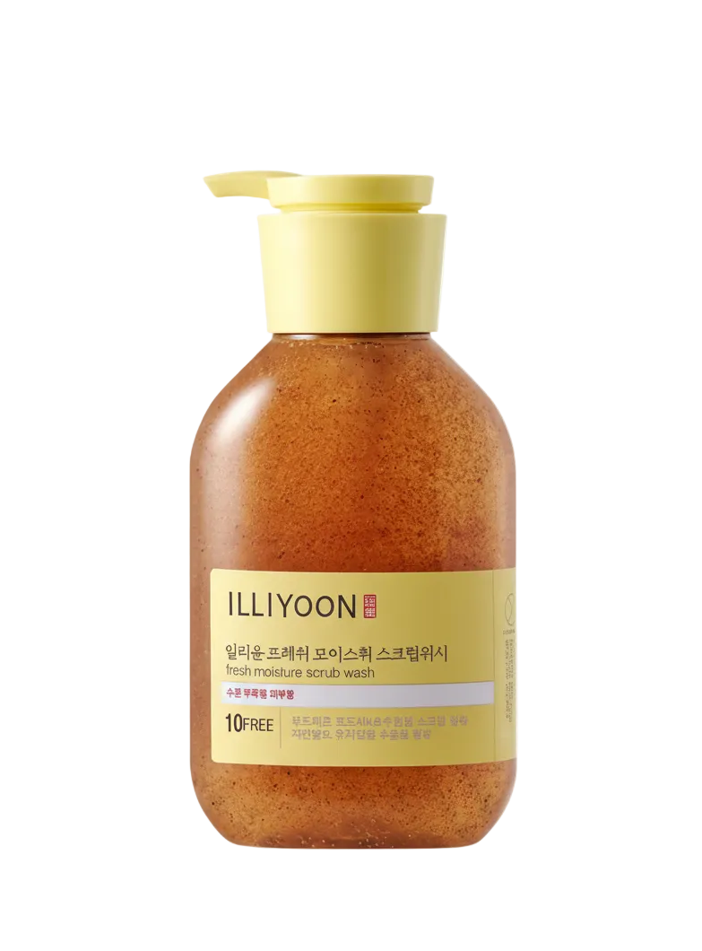 [ILLIYOON] Fresh Moisture Scrub Wash 400ml | Smooth Citrus Body Polish