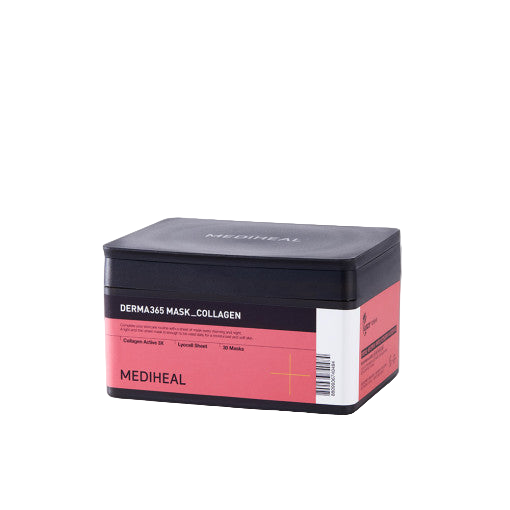 [MEDIHEAL] Derma 365 Collagen Mask (30 Masks) | Daily Firming & Hydrating