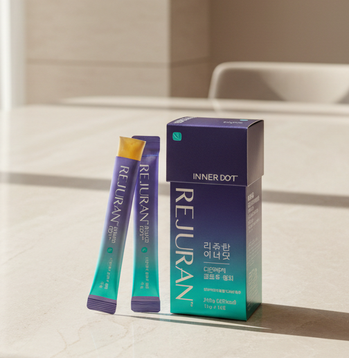 [REJURAN] Inner Dot DNA Glow Jelly (15g × 14 Sticks) | Daily Radiance Support