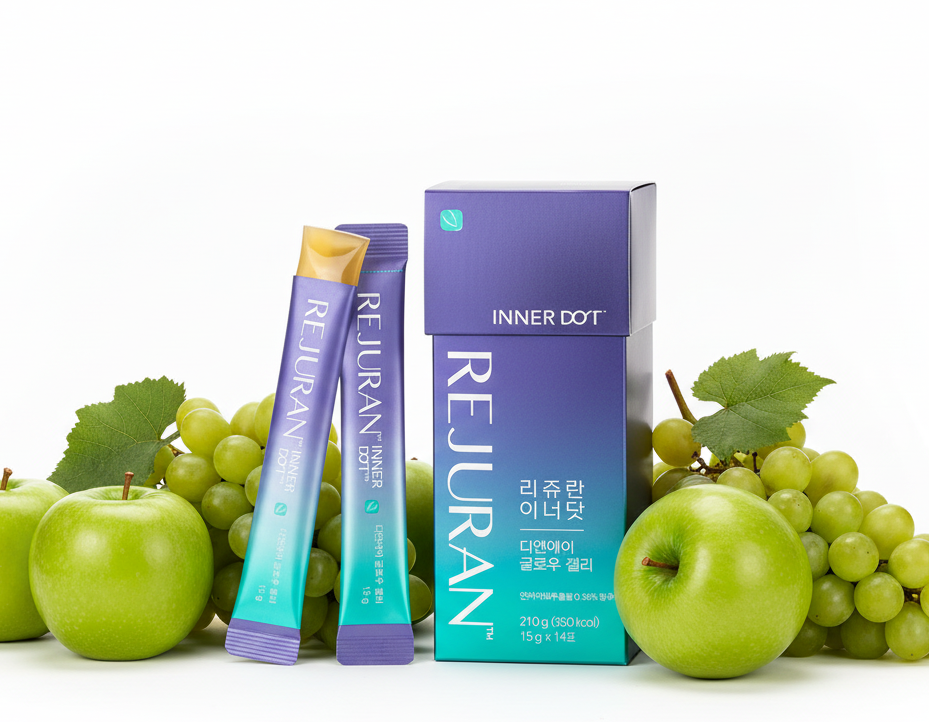 [REJURAN] Inner Dot DNA Glow Jelly (15g × 14 Sticks) | Daily Radiance Support