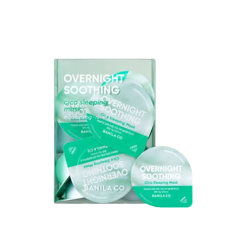 [BANILA CO] Overnight Cica Sleeping Mask Travel Kit (4g x 12ea) | Calming Barrier Repair Mini