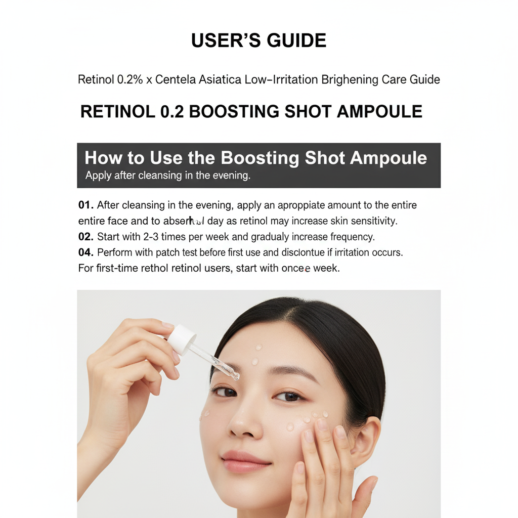 [Skin1004] Centella Retinol 0.2 Boosting Shot Ampoule | Firming & Smoothing