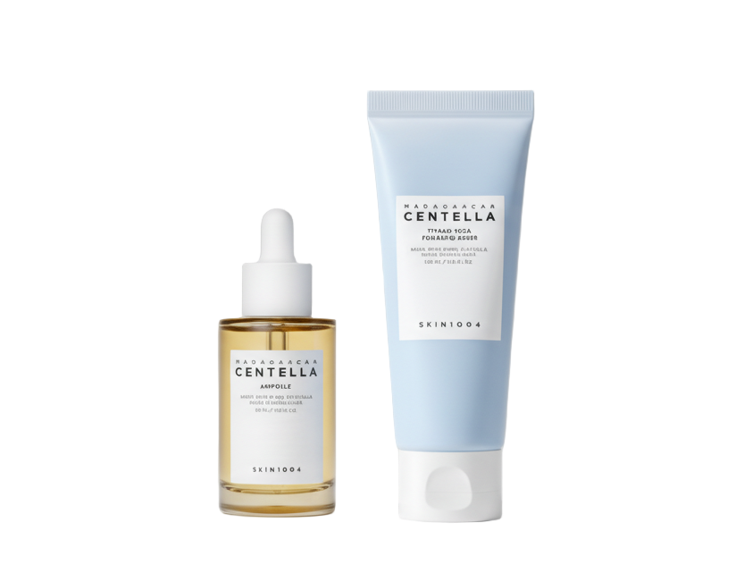 [Skin1004] Madagascar Centella Bundle(Ampoule & Hyalu-Cica Sleeping Pack) | Soothing Hydration & Overnight Repair